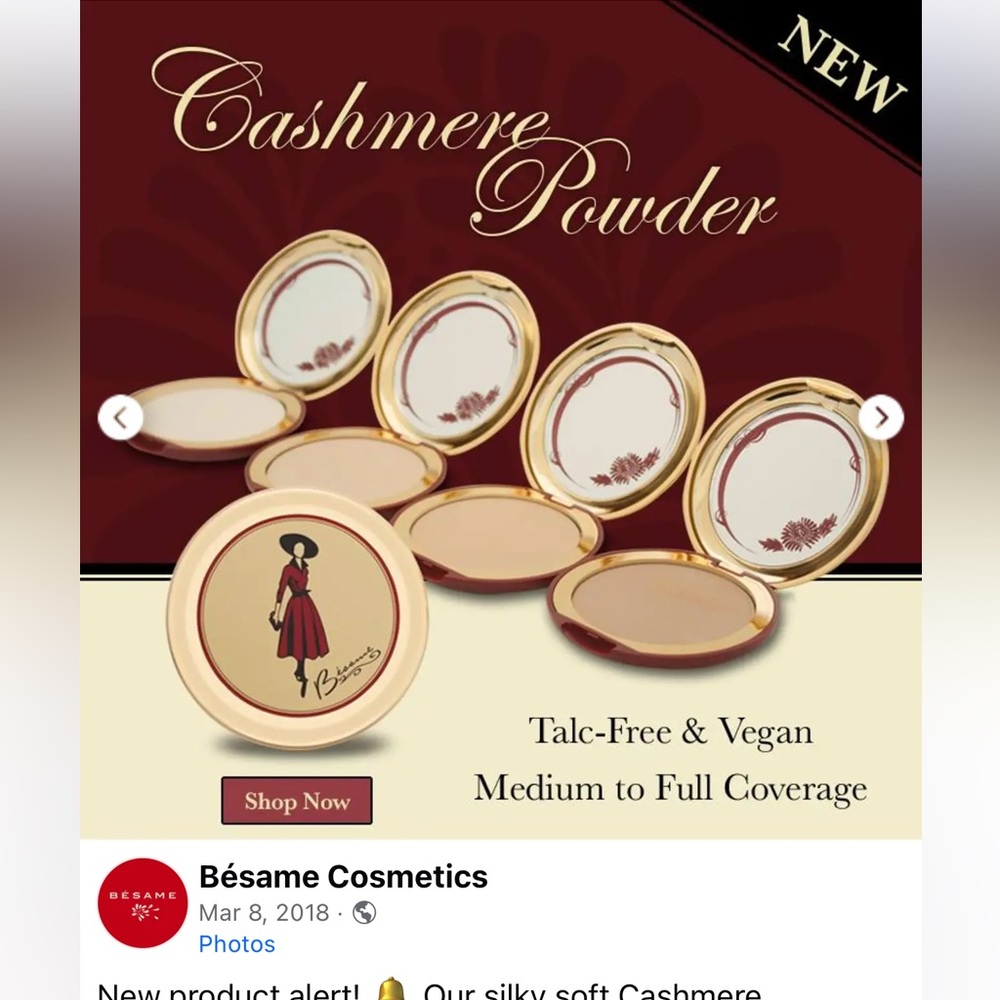 Bésame Light Cashmere Powder Compact - Picture 3 of 3